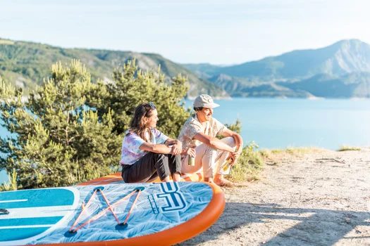 Aufblasbares SUP Aqua Marina PURE AIR Tropic 10'6", blau, 320 x 81 x 15 cm - Bild 15