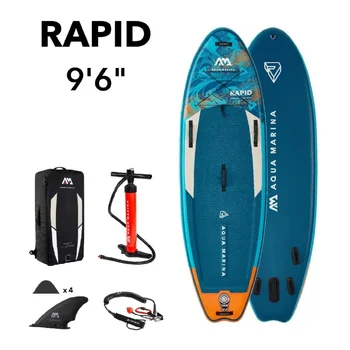 Aufblasbares SUP Aqua Marina RAPID 9&rsquo;6&rdquo;, BT-22RP, blau, 289 x 84 x 15 cm