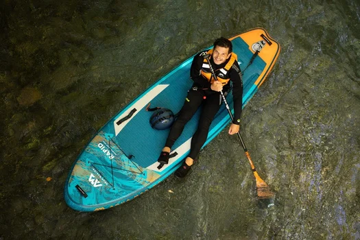 Aufblasbares SUP Aqua Marina RAPID 9&rsquo;6&rdquo;, BT-22RP, blau, 289 x 84 x 15 cm - Bild 1