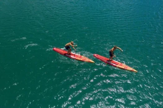 Aufblasbares SUP Aqua Marina RACE 14&rsquo;0&rdquo;, BT-21RA02, rot, 427 x 69 x 15 cm - Bild 1