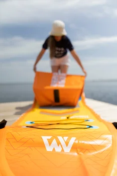 Aqua Marina aufblasbares SUP mit Motor TURBO 320 10'6", orange, 320 &times; 81 &times; 15 cm, AMGO-320PFS - Bild 1